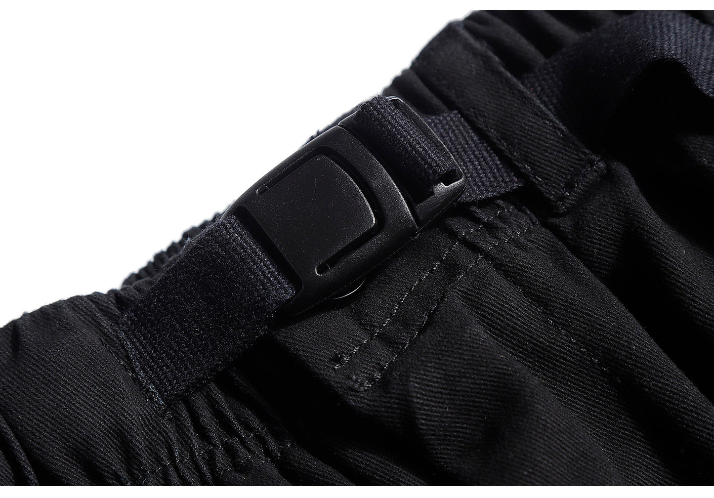 Paratrooper Cargo Pants – Loose Straight Drawstring Casual Trousers Men