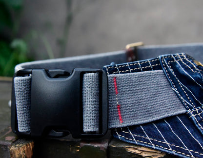 Washed Canvas Distressed Fanny Pack – Vintage 3-Way Chest Crossbody Unisex – Bags | japanese streetwear | vintage workwear | unisex | Yamalinclothes