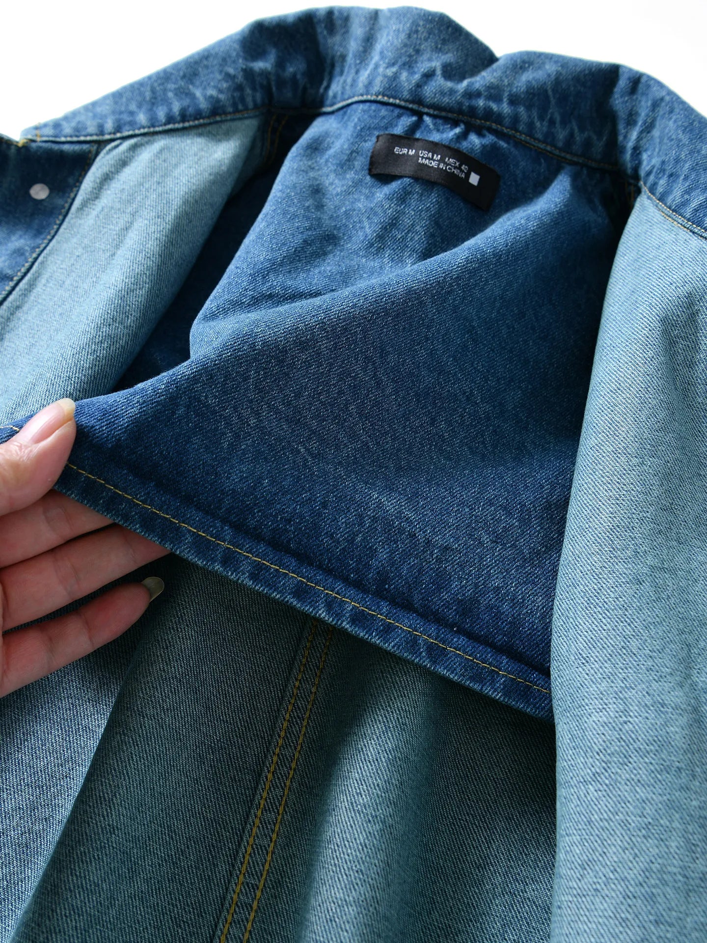 Cotton Washed Soft Lapel Denim Jacket – Casual Loose Men’s Spring Streetwear Coat – Japanese vintage | yamalin clothes | Yamalinclothes