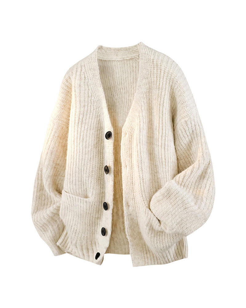 Japanese Woolen Knit Cardigan – Lazy Style Men's Sweater – Japanese vintage | yamalin clothes | Yamalinclothes
