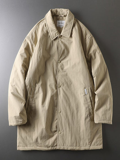 Japanese Retro Mid-Length Padded Coat – Oversized Unisex – Japanese vintage | fall outfits 2026 | fall winter outfits | classy winter outfits | lazy comfy outfits | japanese streetwear | vintage workwear | yamalin clothes | Yamalinclothes