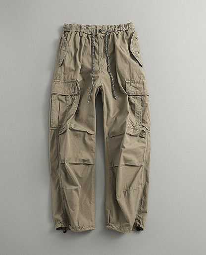 Camo Multi-Pocket Loose Straight Cargo Pants – Japanese Vintage Unisex – Pants | japanese streetwear | vintage workwear | unisex | Yamalinclothes