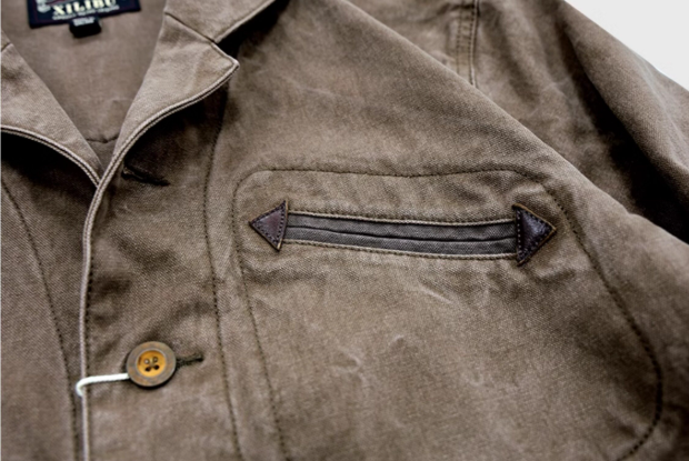 Vintage Distressed Patchwork Blazer – Deconstructed Retro Workwear Jacket for Men – Japanese vintage | yamalin clothes | Yamalinclothes