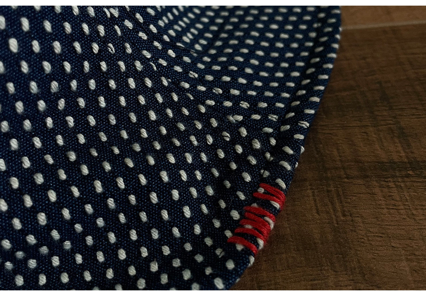 Indigo Sashiko Tulip Bucket Hat – Japanese Artisan Outdoor Fisherman Hat