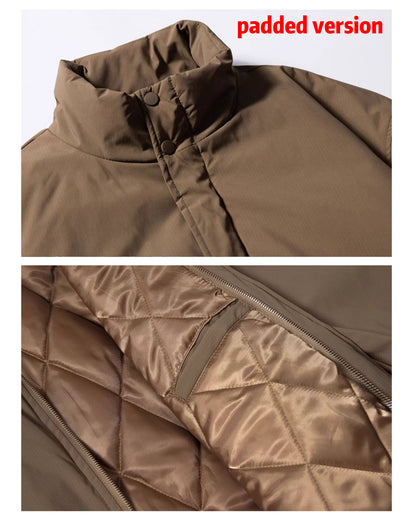 Autumn and winter American flying Harrington jacket men's stand-up collar baseball couple khaki cleanfit padded jacket | Japanese vintage | yamalin clothes | Yamalinclothes