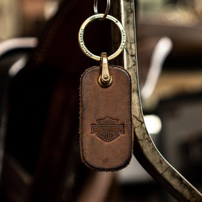 Vintage Distressed Leather Motorcycle Keychain – Custom Key Fob – Japanese vintage | yamalin clothes | Yamalinclothes