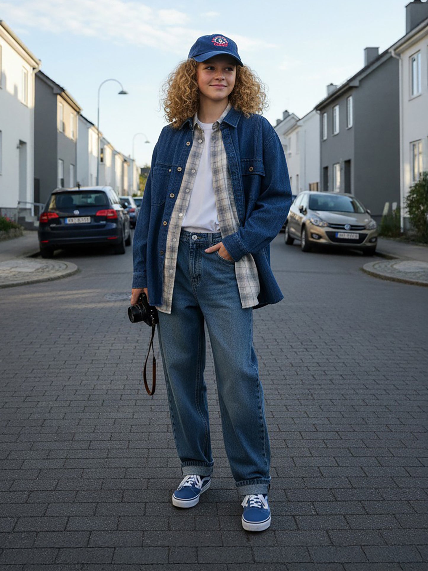 Japanese Vintage Denim Shirt – Loose Long Sleeve Men – Japanese vintage | yamalin clothes | Yamalinclothes