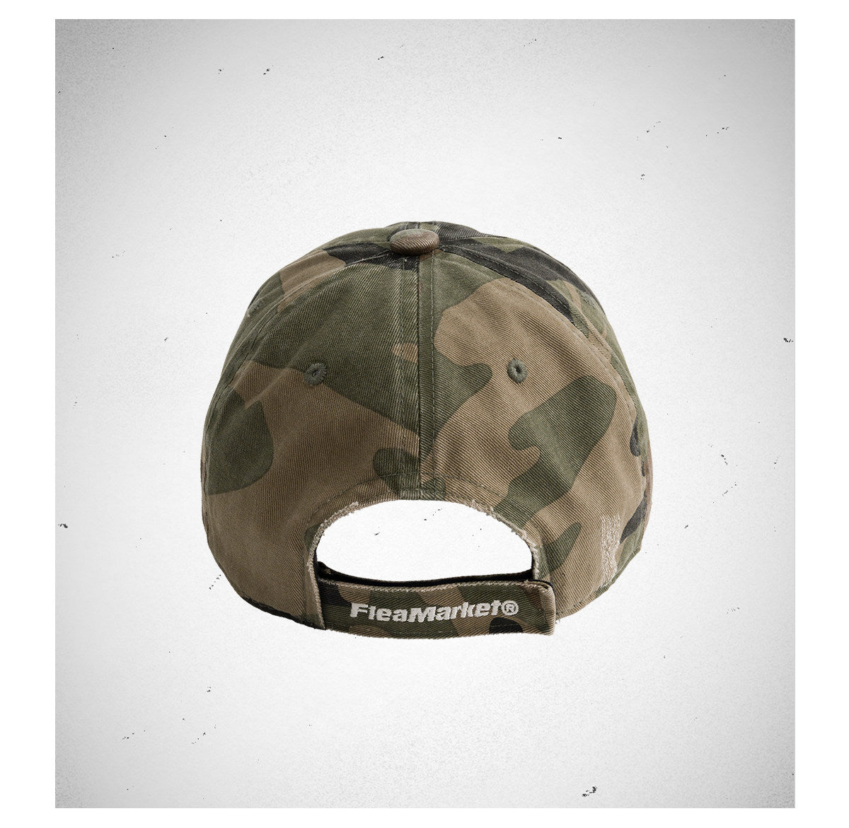 Embroidered Rivet Curved Brim Baseball Cap – Camo Washed Unisex – cap | japanese streetwear | vintage workwear | unisex | Yamalinclothes