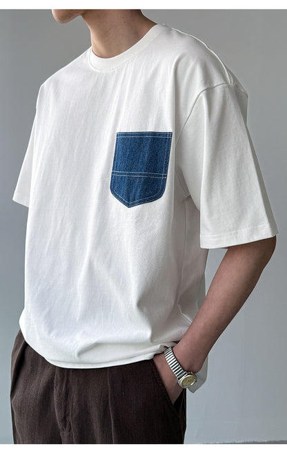 300g Heavy Washed Cotton T-Shirt – Oversized Vintage Streetwear Tee for Men | Japanese vintage | yamalin clothes | Yamalinclothes