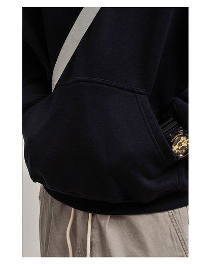 Oversized Short Wide Hoodie - Big Cropped Sweater (Unisex)