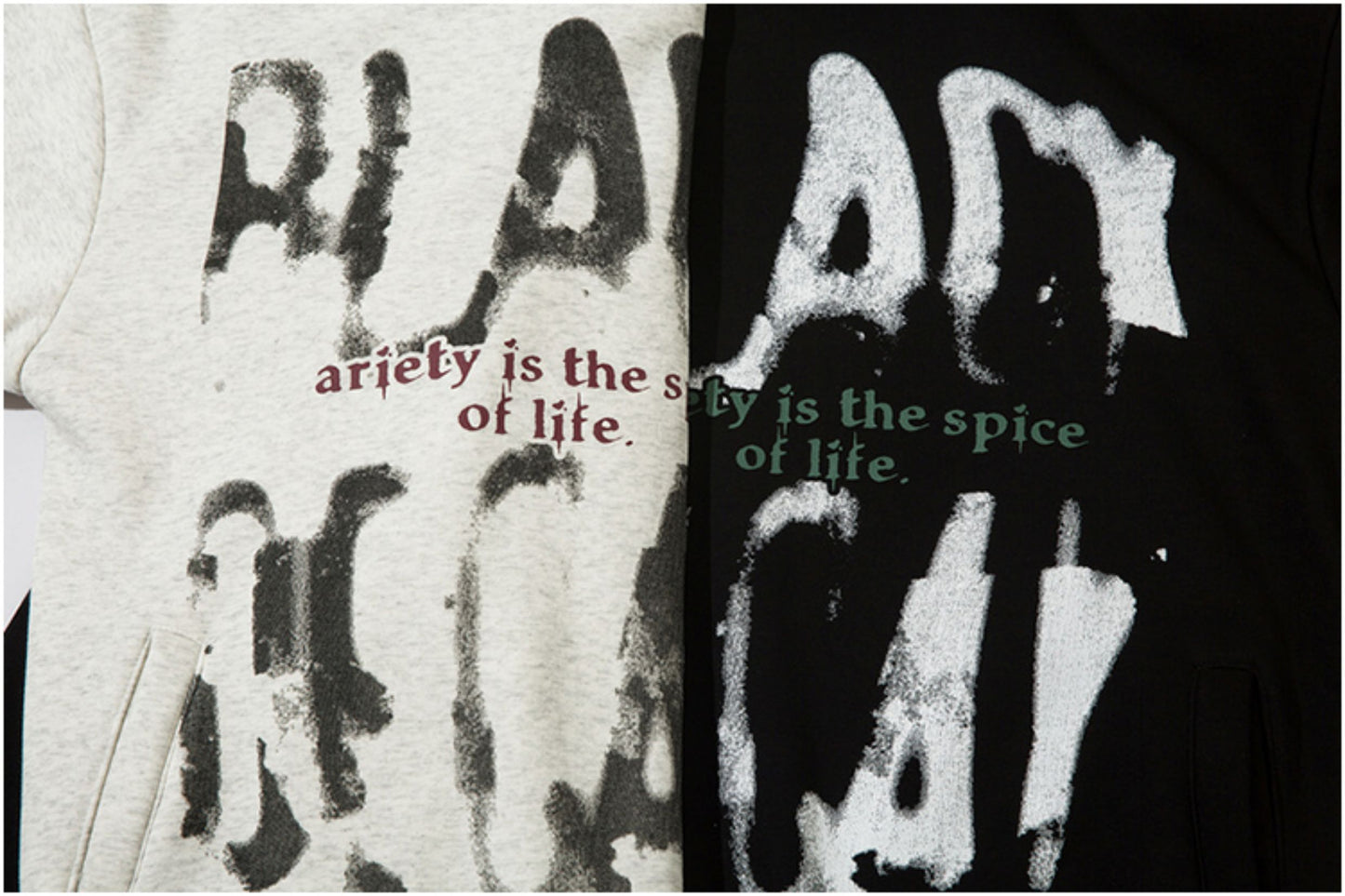 Fuzzy Letter Print Fleece Hoodie – Heavy Oversized Unisex