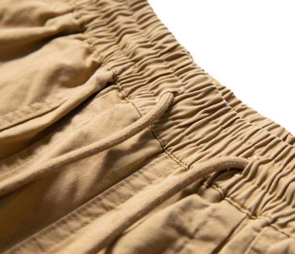 Washed Brushed Cotton Cargo Wide-Leg Trousers – Oversized Unisex Slacks