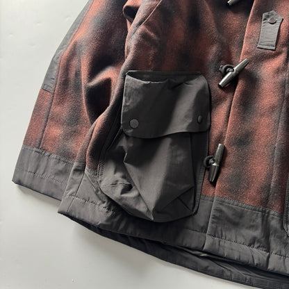 Japanese Retro Plaid Wool Hooded Coat - Thickened Warm Winter Jacket