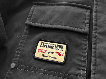 American Retro MA-1 Flight Jacket - Lambswool Collar 90% Down Bomber Coat