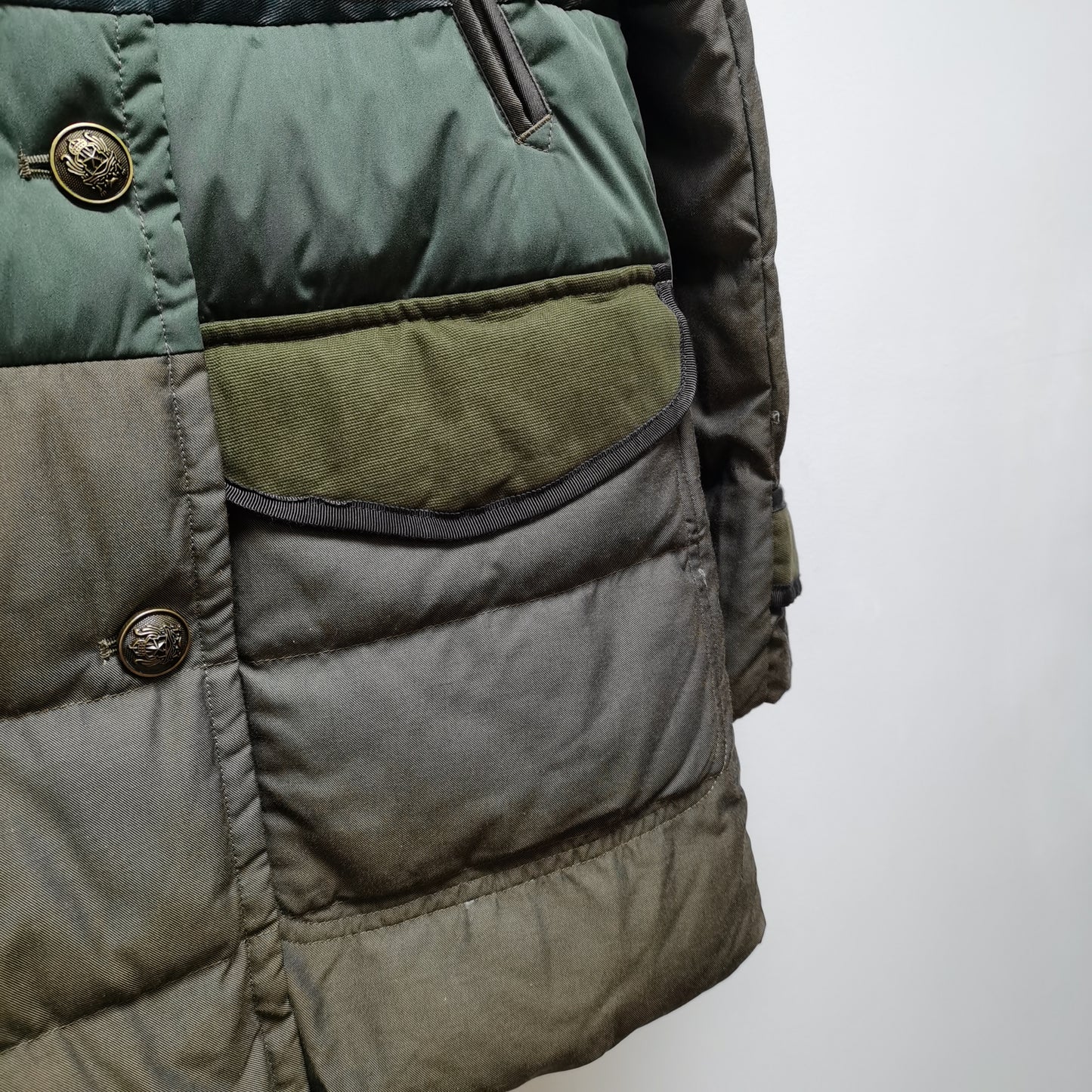 Men's Mid-Length Korean Style 90% White Duck Down Jacket