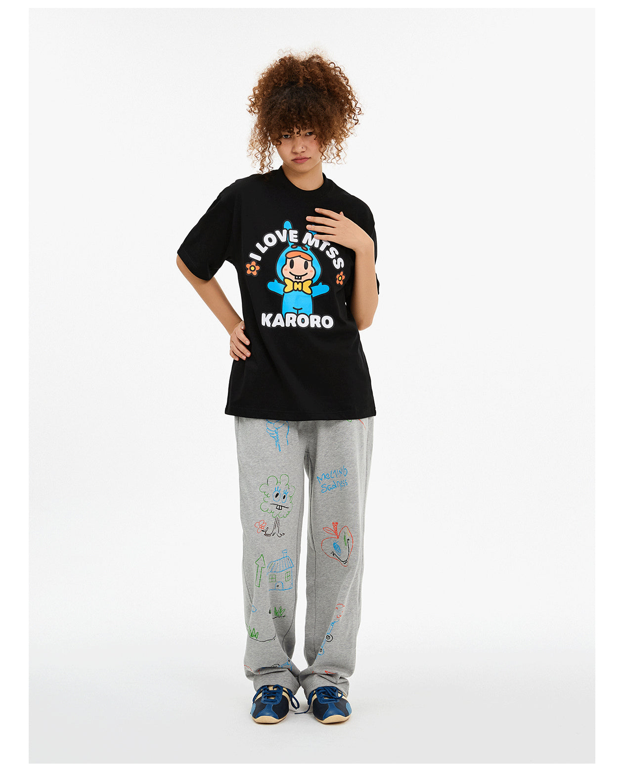 [Spring New Product] I LOVE MTSS Short Sleeve T-Shirt Couple Style 250g