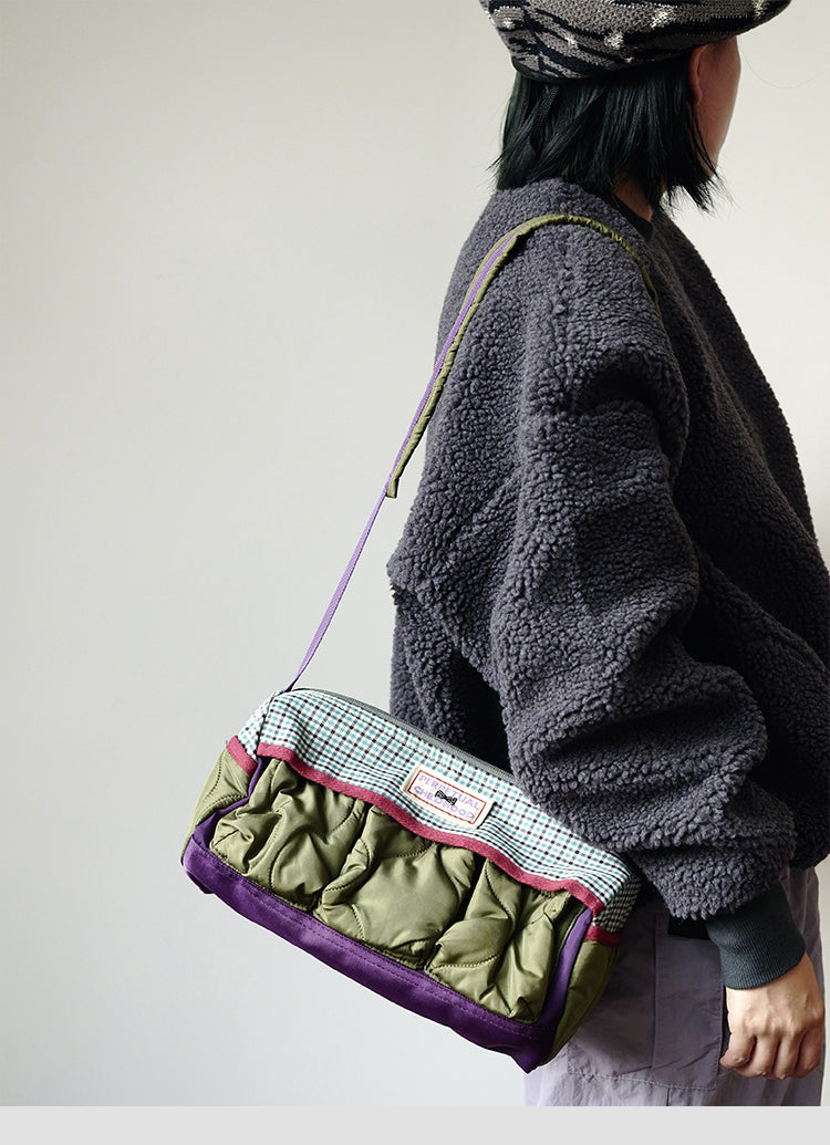 Original Design Autumn and Winter Shoulder Bag Fashion Messenger Bag Niche Lightweight Boston Bags Women