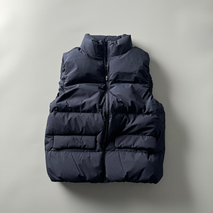 90% White Duck Down Mountain Vest - Fluffy Warm Outdoor Puffer (Unisex)