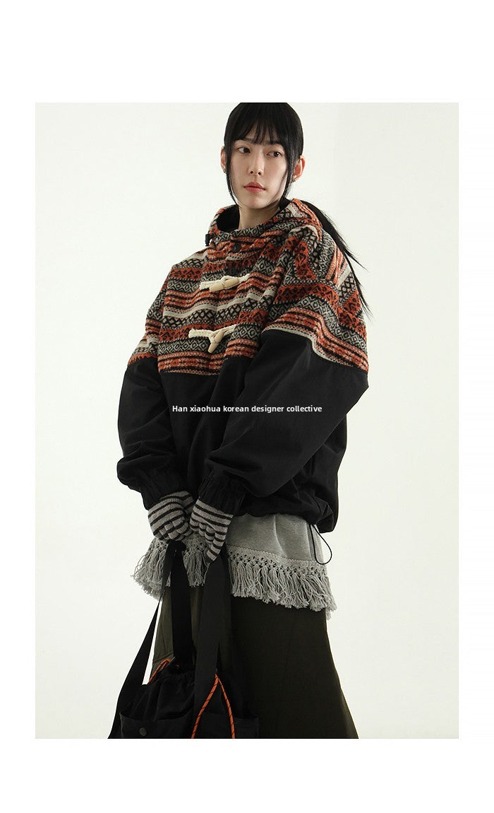 Nordic Toggle Button Hooded Anorak - 25AW Winter Jacket (Unisex)