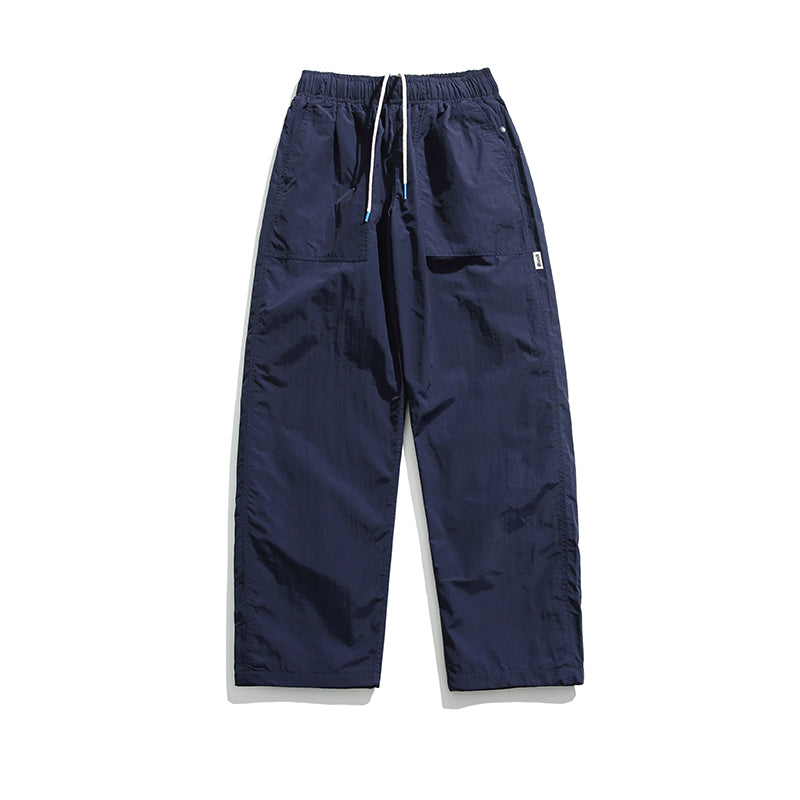 Unisex Japanese Style Summer Cargo Pants - Thin Quick-Dry Breathable Loose Paratrooper Pants