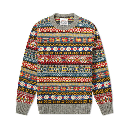 Jamiesons 130-Year Fair Isle Wool Sweater – Scottish Heritage Knit (Unisex)