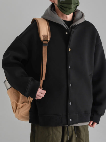 American Retro Loose-Casual Baseball Jacket – Spring/Autumn Elegant Fit (Unisex)