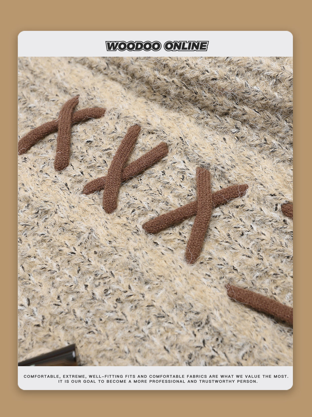 Retro Rabbit-Ear Braided Hooded Sweater – Woodoo National-Trend Unisex Knit