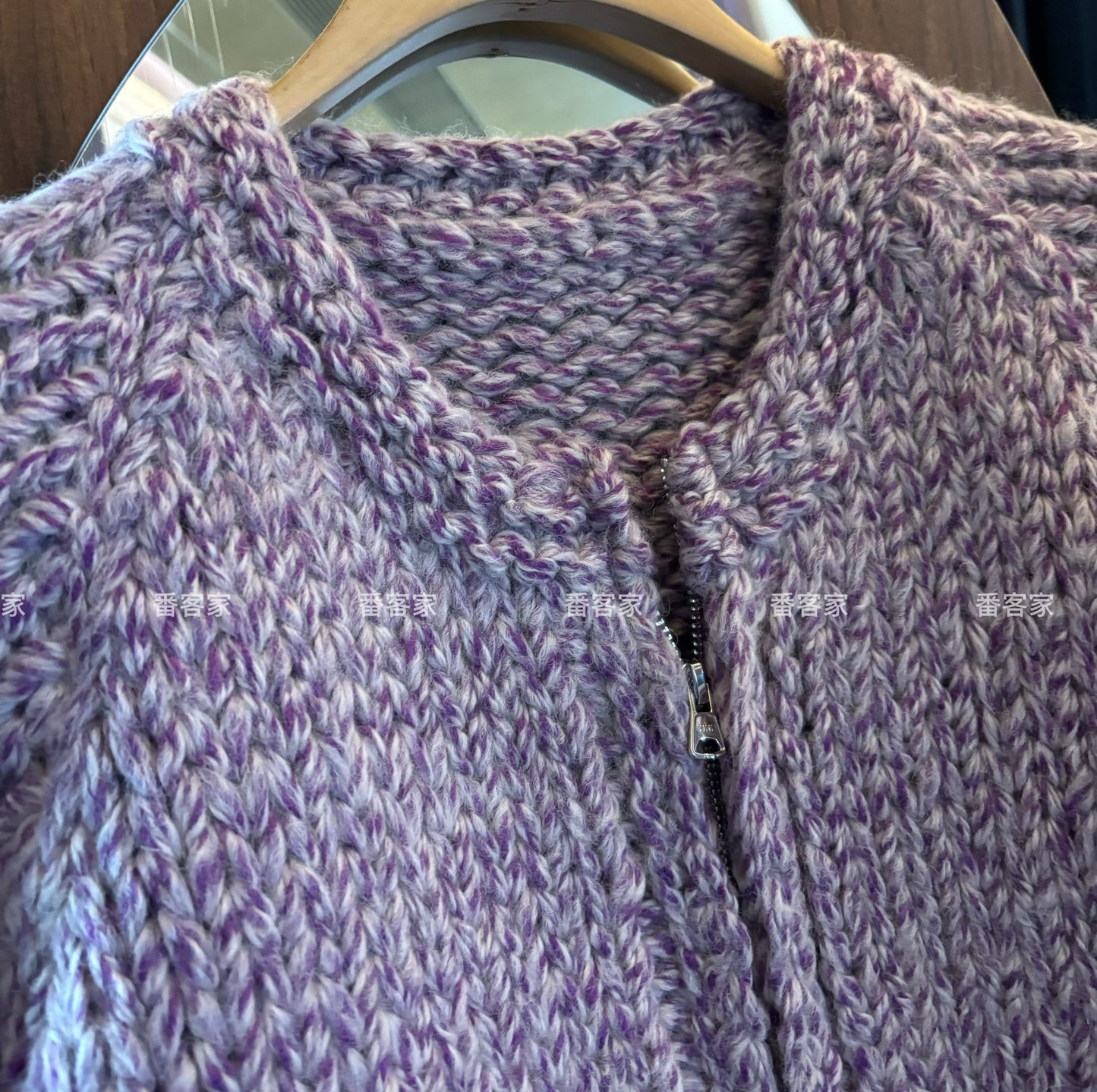 Women's 2025 Winter Retro Street Style Sweater Coat - Handmade Thick Knit Warm Versatile Casual Outerwear