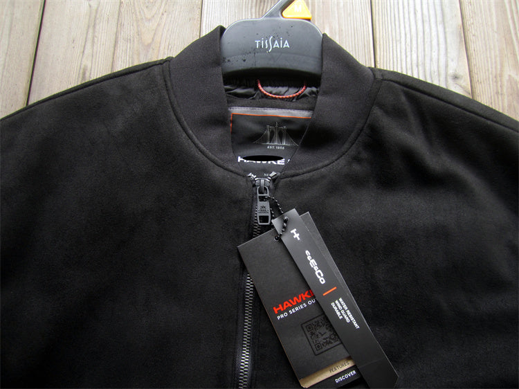 Men's Foreign Trade Original Ultra-Thick Suede Jacket - Skin-Friendly Soft Stretch Warm Cotton Coat