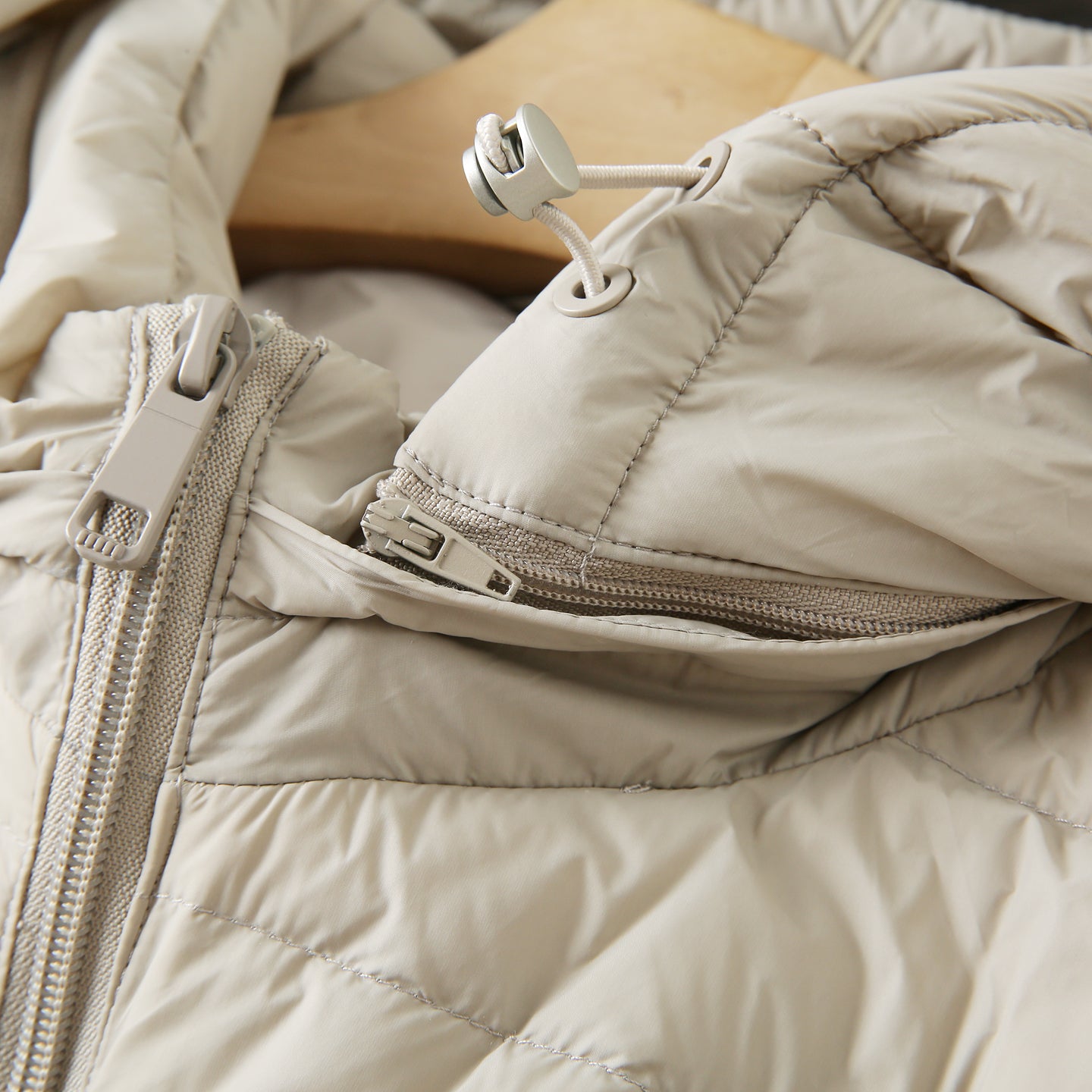 Men's Export Overstock Lightweight Hooded Down Jacket - Autumn Winter Warm Short Cold-Proof Coat