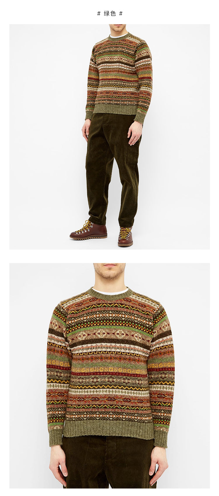 Jamiesons 130-Year Fair Isle Wool Sweater – Scottish Heritage Knit (Unisex)