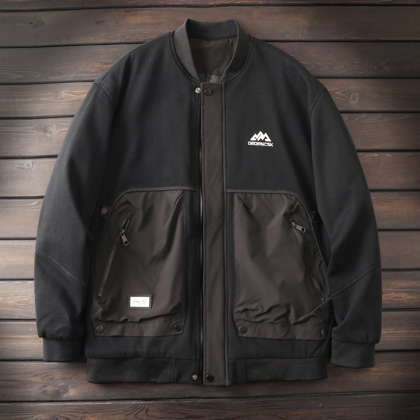 Men's Plus Size Autumn Winter Warm Cotton Jacket - European American Export Thickened Baseball Collar Outerwear