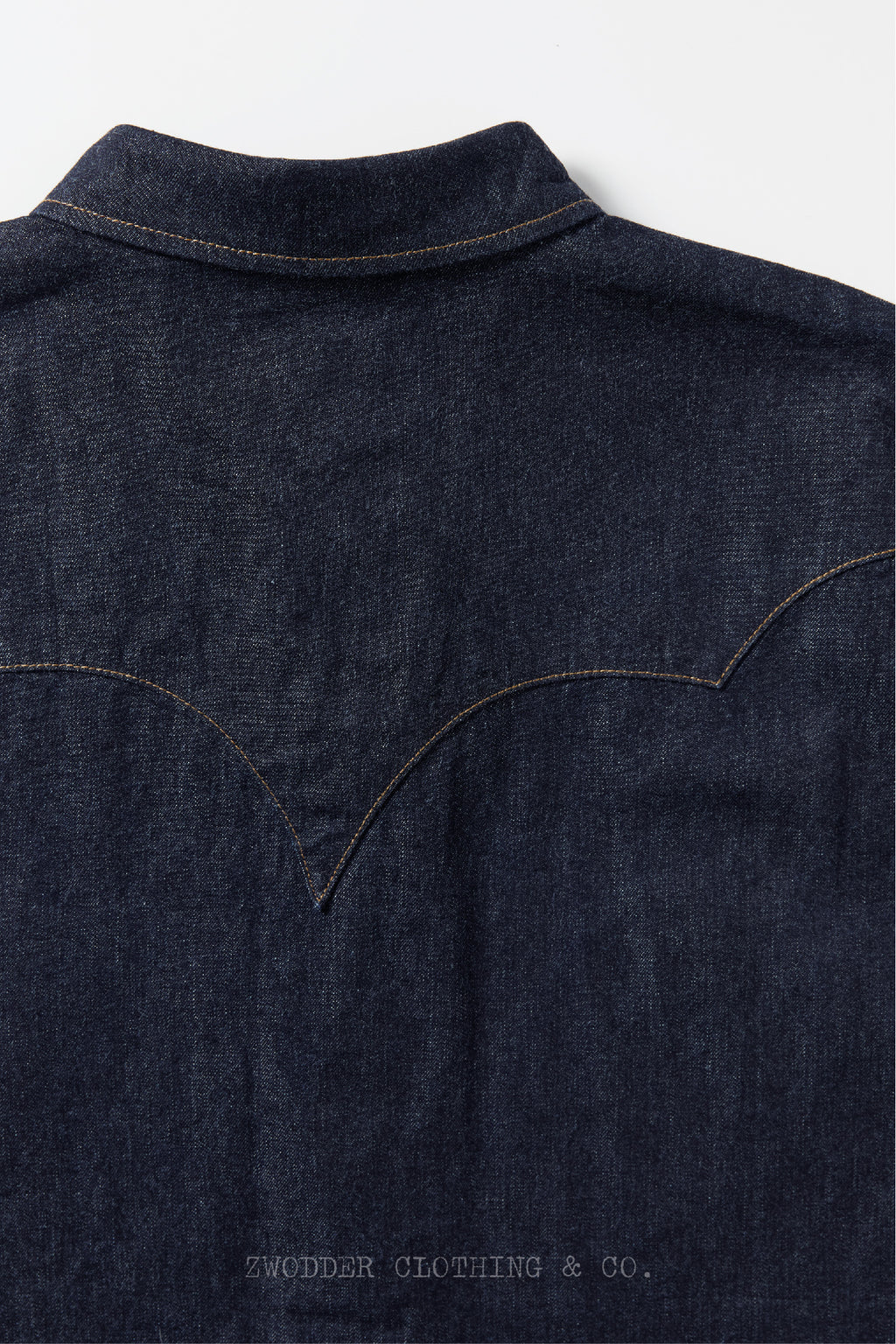 Zwodder Patchwork Leather & Denim Long-Sleeve Shirt – Vintage Americana Style