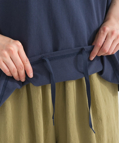 Japanese Style Stitching Denim Pocket Letters Profile T-shirt Designer Loose Casual Summer Patch