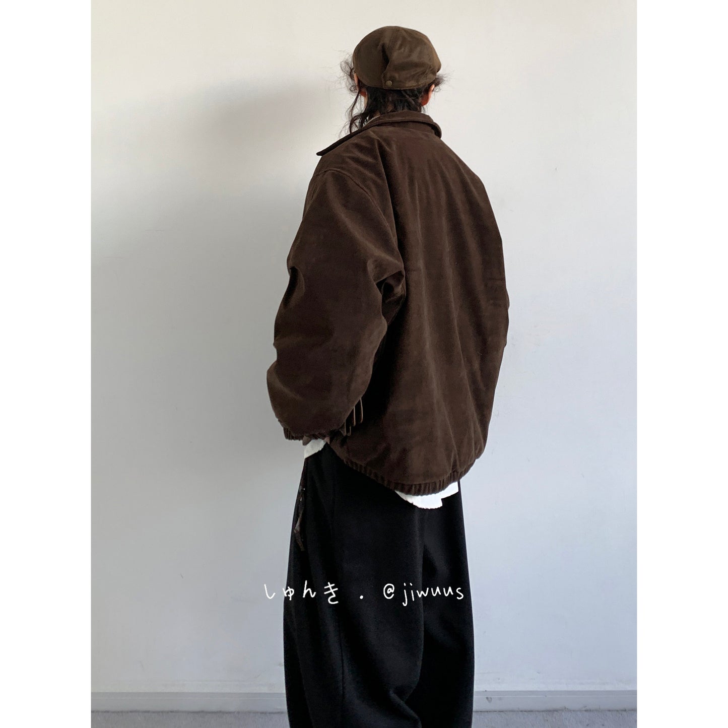 Melad Retro Suede Down Jacket - Japanese Style Casual Coat (Unisex)