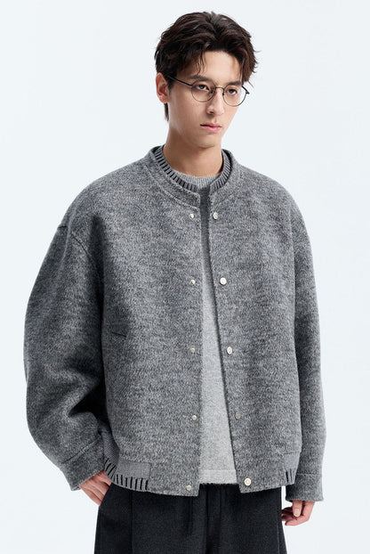 100% Wool Double-Faced Wool Jacket – Japanese Loose Unisex – Coats Jackets | japanese streetwear | vintage workwear | unisex | Yamalinclothes