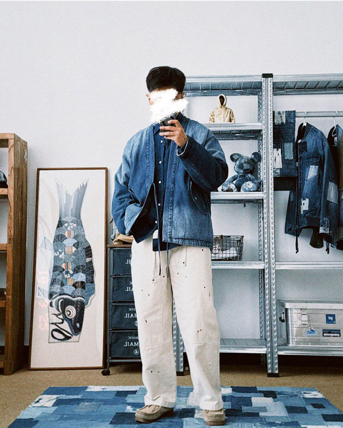 Reversible Denim Jacket – Washed Tie Front | Yamalinclothes