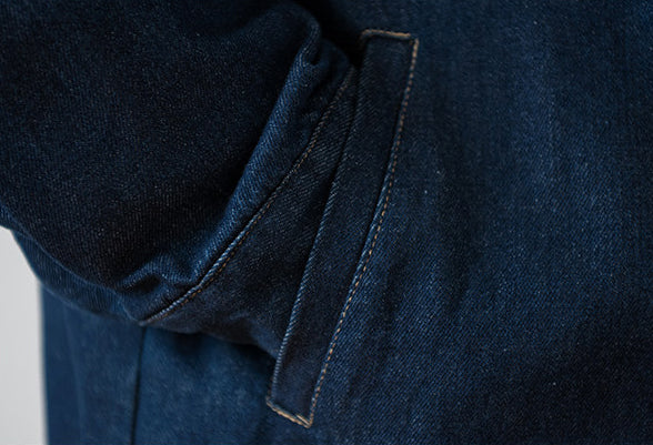 Vintage Denim Work Shirt Jacket – Loose Fit Japanese Style Cargo Shirt for Men – Japanese vintage | yamalin clothes | Yamalinclothes