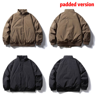 Autumn and winter American flying Harrington jacket men's stand-up collar baseball couple khaki cleanfit padded jacket | Japanese vintage | yamalin clothes | Yamalinclothes