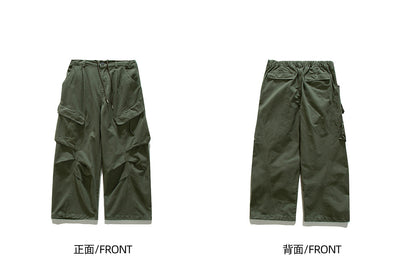 Cotton Cargo Pants – Angled Pockets & Wide Leg | Yamalinclothes