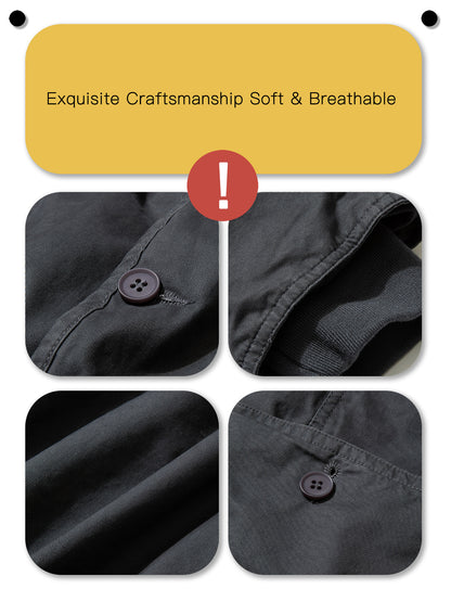 Vintage Workwear Padded Cotton Jacket – Lapel Pocket Men – Japanese vintage | yamalin clothes | Yamalinclothes