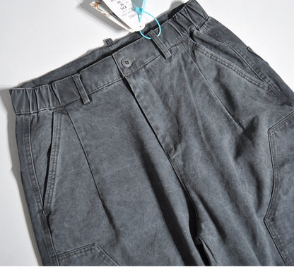Wide-Leg Cargo Pants – American Vintage Japanese Mountain Loose Unisex
