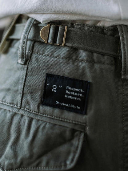 Indigo Washed Tactical Cargo Pants – American Retro Military Pocket Unisex – Pants | japanese streetwear | vintage workwear | unisex | Yamalinclothes