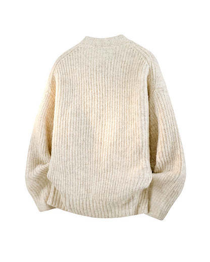 Japanese Woolen Knit Cardigan – Lazy Style Men's Sweater – Japanese vintage | yamalin clothes | Yamalinclothes