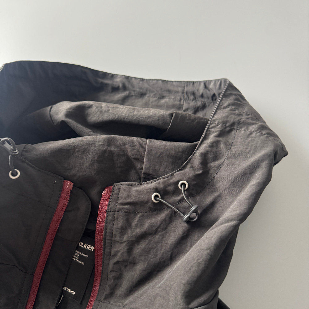 Mountain Outdoor Hooded Jacket – Cycling Loose Nylon Unisex