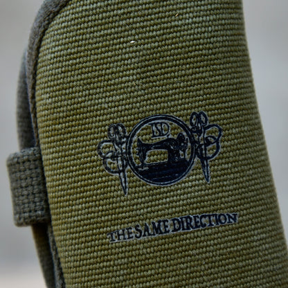Vintage Canvas Key Pouch – Brass Hardware Artisan Gift – Japanese vintage | yamalin clothes | Yamalinclothes