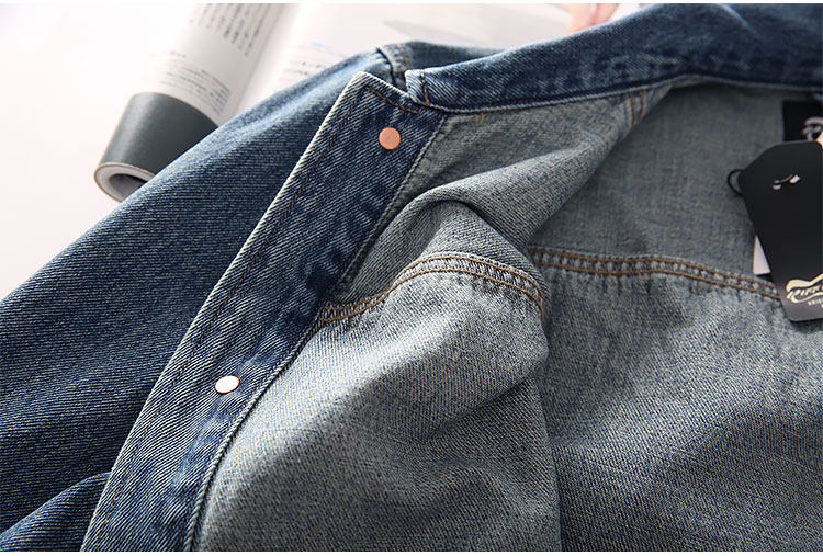 Washed Denim Jacket – Vintage Double Pocket – Coats Jackets | japanese streetwear | vintage workwear | unisex | Yamalinclothes