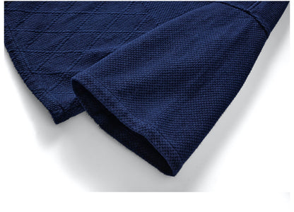 Barb turtle back splicing Taoist jacket retro heavy blue dyed kendo clothing fabric – Japanese vintage | yamalin clothes | Yamalinclothes