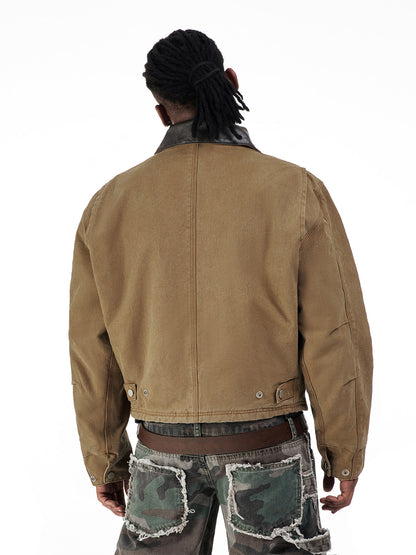 American Vintage Detroit Lapel Jacket – Loose Unisex Streetwear