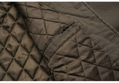 Detroit Cropped Padded Jacket – Vintage Workwear Cotton Barn Coat for Men Winter | Japanese vintage | yamalin clothes | Yamalinclothes